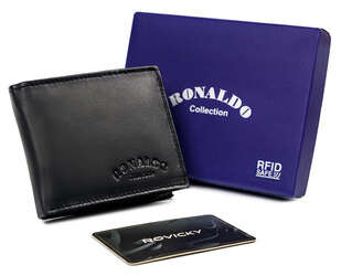 Mały portfel męski ze skóry naturalnej Ronaldo