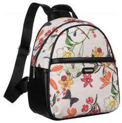 Miejski plecaczek damski z kwiatowym wzorem David Jones