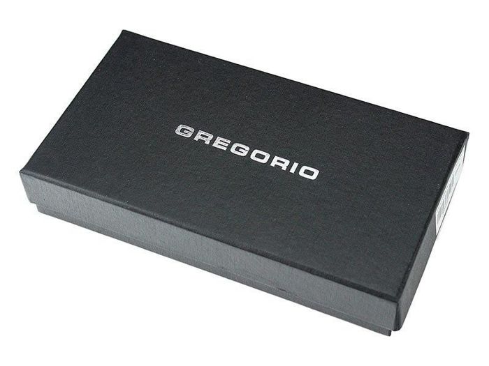 Portfel Damski Gregorio GF101 Skóra Naturalna Czerwony Poziomy RFID Secure