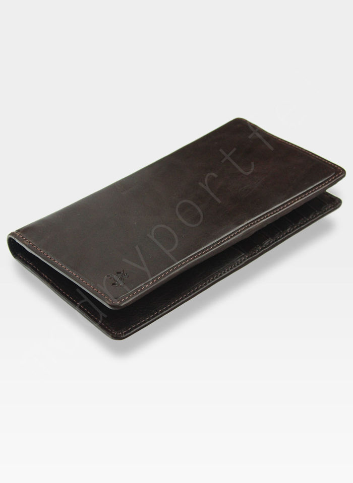 Skórzany Cardholder Portfel Visconti z technologią ochrony RFID