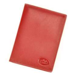 Etui Skórzane EL FORREST 879-47 RFID Czerwony Portfel na Karty z Ochroną RFID