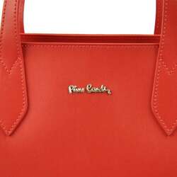 Torebka Damska Pierre Cardin FRZ 1736 CORY Shopperbag Skóra Naturalna Czerwona Duża Mieści A4