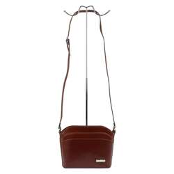 Torebka listonoszka MiaMore 01-009 (509) - wyjątkowa torebka skórzana dla każdej kobiety brązowy